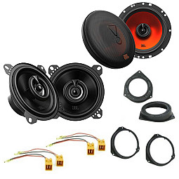 Fiat Grande Punto, Evo JBL 4", 6.5" 2 Way Car Front and Rear Door Speaker Upgrade Pack Fiat Grande Punto, Evo JBL 4", 6.5" 2 Way Car Front and Rear Door Speaker Upgrade Pack