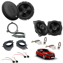 Renault Clio 2013-2019 JBL 5.25", 6.5" 2 Way Coaxial Front and Rear Door Speaker Upgrade Pack Renault Clio 2013-2019 JBL 5.25", 6.5" 2 Way Coaxial Front and Rear Door Speaker Upgrade Pack
