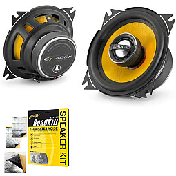 JL Audio C1-400x 4" 10cm 2-Way Car Coaxial Speakers With Sound Deadening Sheet JL Audio C1-400x 4" 10cm 2-Way Car Coaxial Speakers With Sound Deadening Sheet