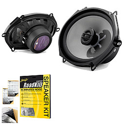 JL Audio C2-570X 5" x 7" / 6" x 8" Car Coaxial Speaker System With Sound Deadening Sheet