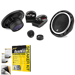 JL Audio C2-650C 6.5" (165 mm) 2-Way Car Component Speaker System With Sound Deadening Sheet JL Audio C2-650C 6.5" (165 mm) 2-Way Car Component Speaker System With Sound Deadening Sheet