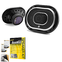 JL Audio C2-690TX 6" x 9" 3 Way Coaxial Car Speaker With Sound Deadening Sheet