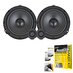 Phoenix Gold ZDSKD1 Dacia 6.5″ Front Door 2-Way Car Component Speakers With Sound Proofing Deadening Sheet Phoenix Gold ZDSKD1 Dacia 6.5″ Front Door 2-Way Car Component Speakers With Sound Proofing Deadening Sheet