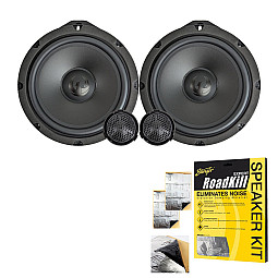 Phoenix Gold ZDSKHO1 6.5″ (165mm) 2-Way Component Car Speaker For Honda Civic With Sound Proofing Deadening Sheet Phoenix Gold ZDSKHO1 6.5″ (165mm) 2-Way Component Car Speaker For Honda Civic With Sound Proofing Deadening Sheet