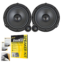 Phoenix Gold ZDSKL1 6.5″ (165mm) 2-Way Component Car Speaker For Land Rover With Sound Proofing Deadening Sheet Phoenix Gold ZDSKL1 6.5″ (165mm) 2-Way Component Car Speaker For Land Rover With Sound Proofing Deadening Sheet