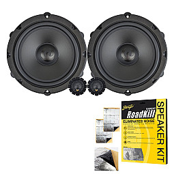 Phoenix Gold ZDSKPSA1 6.5″ (165mm) 2-Way Component Car Speaker For Opel Corsa With Sound Proofing Deadening Sheet Phoenix Gold ZDSKPSA1 6.5″ (165mm) 2-Way Component Car Speaker For Opel Corsa With Sound Proofing Deadening Sheet