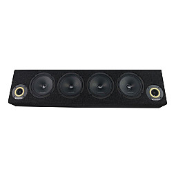 Phoenix Gold ZP65BOX 4 x 6.5" Dual Ported SPL Speaker Box 2 x 4-ohm - 850 Watts (RMS)