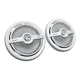 Sony XS-MP1621 - 6.5" 2-Way Coaxial Marine Audio Speakers 160 Watts