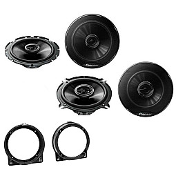 Honda Civic (2001–2005) Front Door Rear Side Car Speakers Upgrade Kit Honda Civic (2001–2005) Front Door Rear Side Car Speakers Upgrade Kit