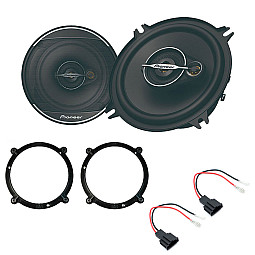 Audi A3 (1996-2003) Pioneer 5" 3 Way Coaxial Car Front Door Speakers Upgrade Pack Audi A3 (1996-2003) Pioneer 5" 3 Way Coaxial Car Front Door Speakers Upgrade Pack