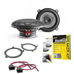 BMW 3 Series E46 Focal Front Door or Rear Shelf 130mm Speakers Upgrade Kit