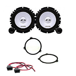 BMW 3 Series E46 1998 - 2005 Alpine 6.5" 17cm 280W Component Front Door Car Speakers Upgrade Kit