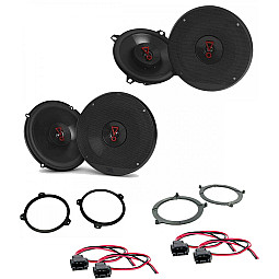 BMW 3 Series E46 1999-2005 JBL Front Door and Rear Shelf Speakers Upgrade Kit