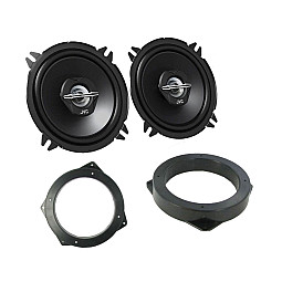BMW 3 Series 2001-2004 JVC 5.25" 13cm 2-Way Coaxial Front Door Speakers Upgrade Kit BMW 3 Series 2001-2004 JVC 5.25" 13cm 2-Way Coaxial Front Door Speakers Upgrade Kit