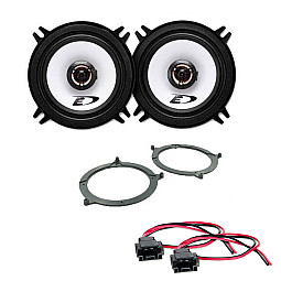 BMW 3 Series E46 1999 - 2005 Alpine 5.25" 13cm 2 Way 400W (Pair) Car Front or Rear Shelf Door Speaker Upgrade Kit BMW 3 Series E46 1999 - 2005 Alpine 5.25" 13cm 2 Way 400W (Pair) Car Front or Rear Shelf Door Speaker Upgrade Kit
