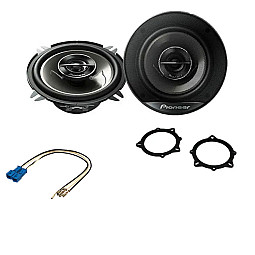 BMW 3, 5 Series, X1, X3, X5 Pioneer 4" 10cm 2-way Coaxial Front or Rear Door Speaker Upgrade Kit BMW 3, 5 Series, X1, X3, X5 Pioneer 4" 10cm 2-way Coaxial Front or Rear Door Speaker Upgrade Kit