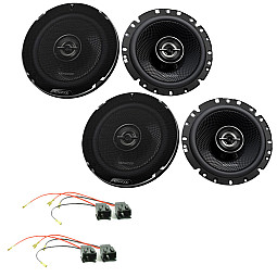 Citroen C4 Picasso 2006 - 2013 Kenwood 6.5" Front and Rear Doors 2-Way Coaxial Car Speaker Upgrade Pack Citroen C4 Picasso 2006 - 2013 Kenwood 6.5" Front and Rear Doors 2-Way Coaxial Car Speaker Upgrade Pack