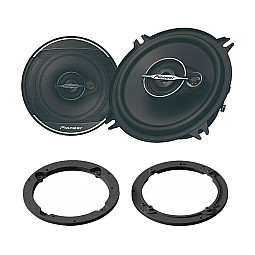 Citroen C8, Dispatch, Synergie Pioneer 5" 3 Way Coaxial Car Front Door Speakers Upgrade Pack Citroen C8, Dispatch, Synergie Pioneer 5" 3 Way Coaxial Car Front Door Speakers Upgrade Pack