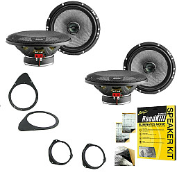 Fiat 500 2007 - 2014 Focal High Grade Front Door and Rear Side Panel Speaker Upgrade Kit Fiat 500 2007 - 2014 Focal High Grade Front Door and Rear Side Panel Speaker Upgrade Kit