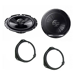 Fiat Ducato 2006 - 2021 Pioneer 17cm Car Front Door Speaker Upgrade Kit Fiat Ducato 2006 - 2021 Pioneer 17cm Car Front Door Speaker Upgrade Kit
