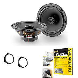 Fiat Ducato, 500, Panda, Punto Focal Auditor 2 Way Coaxial Front Door Car Speaker Upgrade Kit Fiat Ducato, 500, Panda, Punto Focal Auditor 2 Way Coaxial Front Door Car Speaker Upgrade Kit