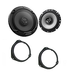 Fiat Ducato 2006 - 2021 Kenwood 17cm Front Door 2 Way Coaxial Speaker Upgrade Kit Fiat Ducato 2006 - 2021 Kenwood 17cm Front Door 2 Way Coaxial Speaker Upgrade Kit