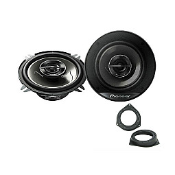 Fiat 500, Grande Punto, Qubo Pioneer 4" 10cm 2-way Coaxial Speaker Upgrade Kit Fiat 500, Grande Punto, Qubo Pioneer 4" 10cm 2-way Coaxial Speaker Upgrade Kit