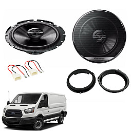 Ford Transit 4TH GEN 2013 - 2020 Pioneer Front Door Speaker Upgrade Kit