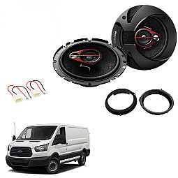 Ford Transit 4TH GEN 2013 - 2020 Pioneer Front Door 250W Speaker Upgrade Kit Ford Transit 4TH GEN 2013 - 2020 Pioneer Front Door 250W Speaker Upgrade Kit