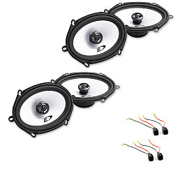 Ford Fusion 2002 - 2012 Front and Rear Doors Speaker Upgrade Kit