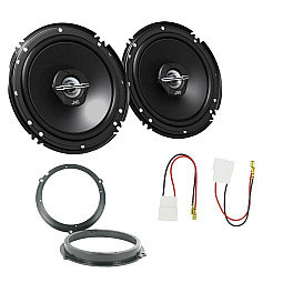 Ford Fiesta MK7 2008-2017  JVC 300W 2 Way Front Or Rear Door Car Speakers Upgrade Kit