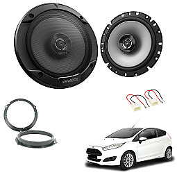 Ford Fiesta MK7 2008 - 2017 Kenwood 600 Watts Total Front Door Speakers Upgrade Kit