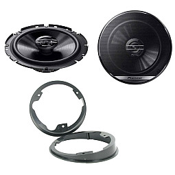Pioneer Front or Rear Door 6.3/4" 17cm Coaxial Speaker Upgrade Kit for Ford