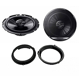 Ford Focus 2010-2018 Pioneer 17cm Front Door Speaker Upgrade Kit