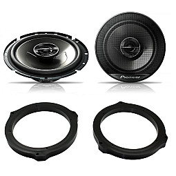 Ford Mondeo 2007 - 2014 Pioneer 17cm Rear Door 300W Speaker Upgrade Kit
