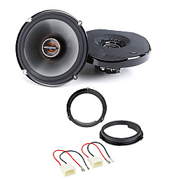 Ford Transit Custom 2024> Infinity 6.5" 2 Way Shallow Fit Front or Rear Door Coaxial Speakers Upgrade Pack