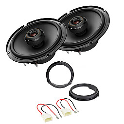 Ford Transit Custom 2024> 6.5" High Grade Front or Rear Door Coaxial Speaker Upgrade Pack 