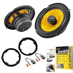 JL Audio 6.5" 2-Way Coaxial Front or Rear Doors Speaker Upgrade Pack With Sound Deadening Sheet For Honda JL Audio 6.5" 2-Way Coaxial Front or Rear Doors Speaker Upgrade Pack With Sound Deadening Sheet For Honda