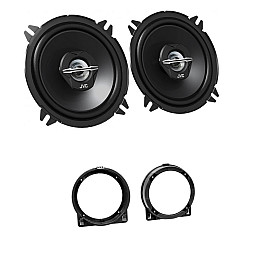 Honda Civic 2001-2006 JVC 2 Way 5" 13cm Front Door Car Speakers Upgrade Kit Honda Civic 2001-2006 JVC 2 Way 5" 13cm Front Door Car Speakers Upgrade Kit