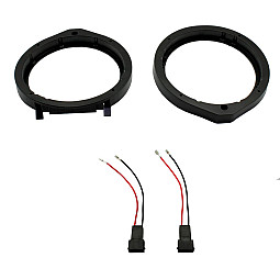 Honda Jazz 2009 - 2015 165mm Front or Rear Door Speaker Adaptor With Leads Honda Jazz 2009 - 2015 165mm Front or Rear Door Speaker Adaptor With Leads