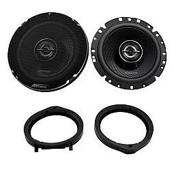 Honda Civic 2006 - 2012 Kenwood 6.5" 2-Way Coaxial Car Front Door Speaker Upgrade Pack Honda Civic 2006 - 2012 Kenwood 6.5" 2-Way Coaxial Car Front Door Speaker Upgrade Pack