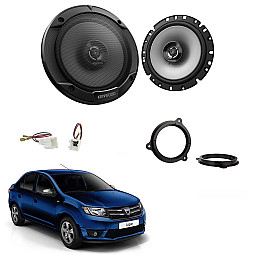 Dacia Logan 2012 -2016 Kenwood Front Door Speaker Upgrade Kit Dacia Logan 2012 -2016 Kenwood Front Door Speaker Upgrade Kit