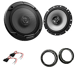 Seat Kenwood 6.5" 17cm 2 Way Coaxial Front or Rear Door Car Speakers Upgrade Kit Seat Kenwood 6.5" 17cm 2 Way Coaxial Front or Rear Door Car Speakers Upgrade Kit