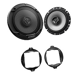 Audi A3, A4, TT Kenwood Rear Side Shelf Or Rear Door 6.5" 17cm Speaker Upgrade Kit Audi A3, A4, TT Kenwood Rear Side Shelf Or Rear Door 6.5" 17cm Speaker Upgrade Kit