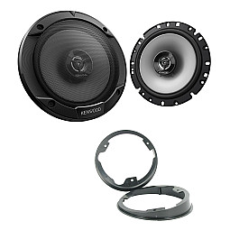 Ford Galaxy, S-Max Kenwood Front or Rear Door 6.5" 17cm Coaxial Speaker Upgrade Kit