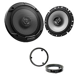 Mitsubishi Lancer, Outlander, Mirage Kenwood Front Door 6.5" Car Speaker Upgrade Kit