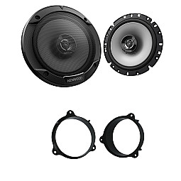 Renault Kangoo 2012-2019 Kenwood Front Door 6.5" Coaxial Speaker Upgrade Kit Renault Kangoo 2012-2019 Kenwood Front Door 6.5" Coaxial Speaker Upgrade Kit