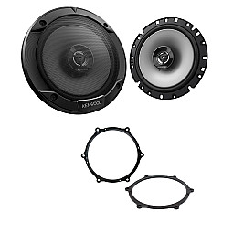 Seat Ibiza 2008 - 2014 Kenwood Front or Rear Door 6.5" Coaxial Speaker Upgrade Kit Seat Ibiza 2008 - 2014 Kenwood Front or Rear Door 6.5" Coaxial Speaker Upgrade Kit