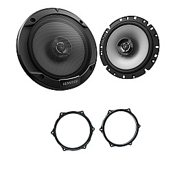 Seat Ibiza 2008 - 2014 Kenwood 17cm 6.5" 2 Way Front Door Car Speaker Upgrade Kit Seat Ibiza 2008 - 2014 Kenwood 17cm 6.5" 2 Way Front Door Car Speaker Upgrade Kit