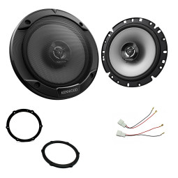 Toyota Aygo Kenwood 6.5" 17cm Front Door 300W 2 Way Coaxial Speaker Upgrade Kit Toyota Aygo Kenwood 6.5" 17cm Front Door 300W 2 Way Coaxial Speaker Upgrade Kit